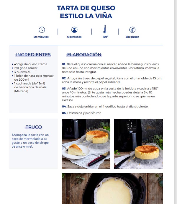 Qué recetas se incluyen en la versión pdf del libro de cocina freidora de aire jata
