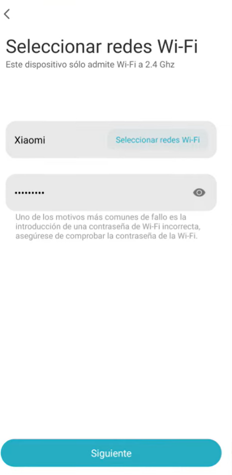 interfaz de conexión WiFi