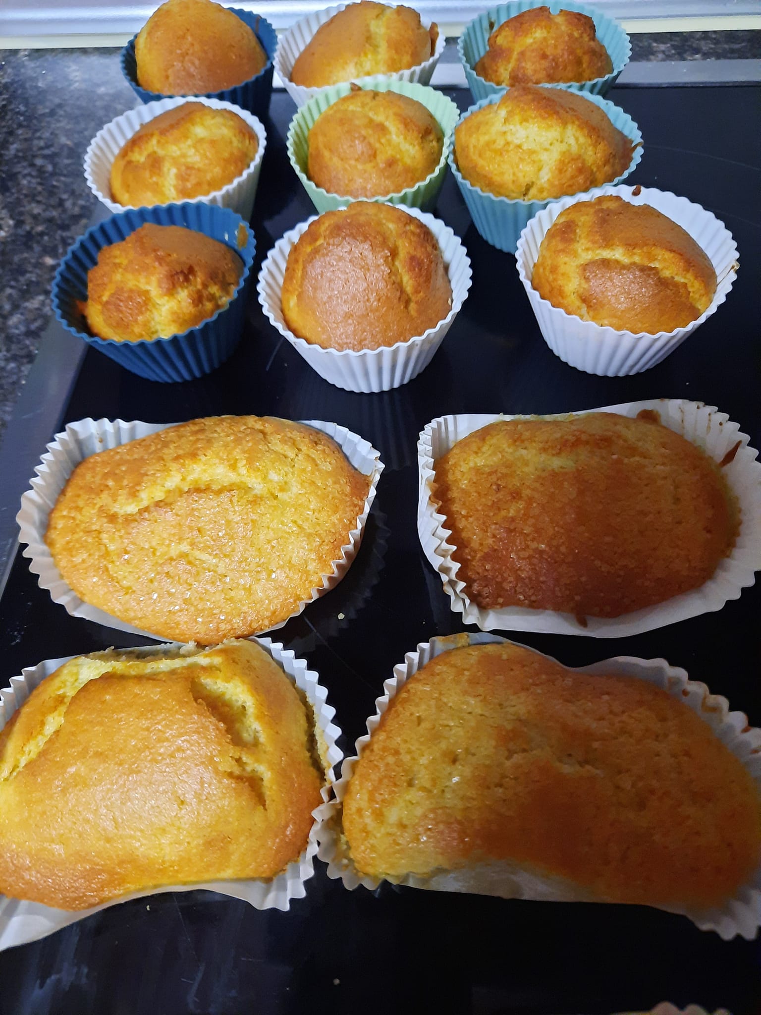 molde para pastel de muffins